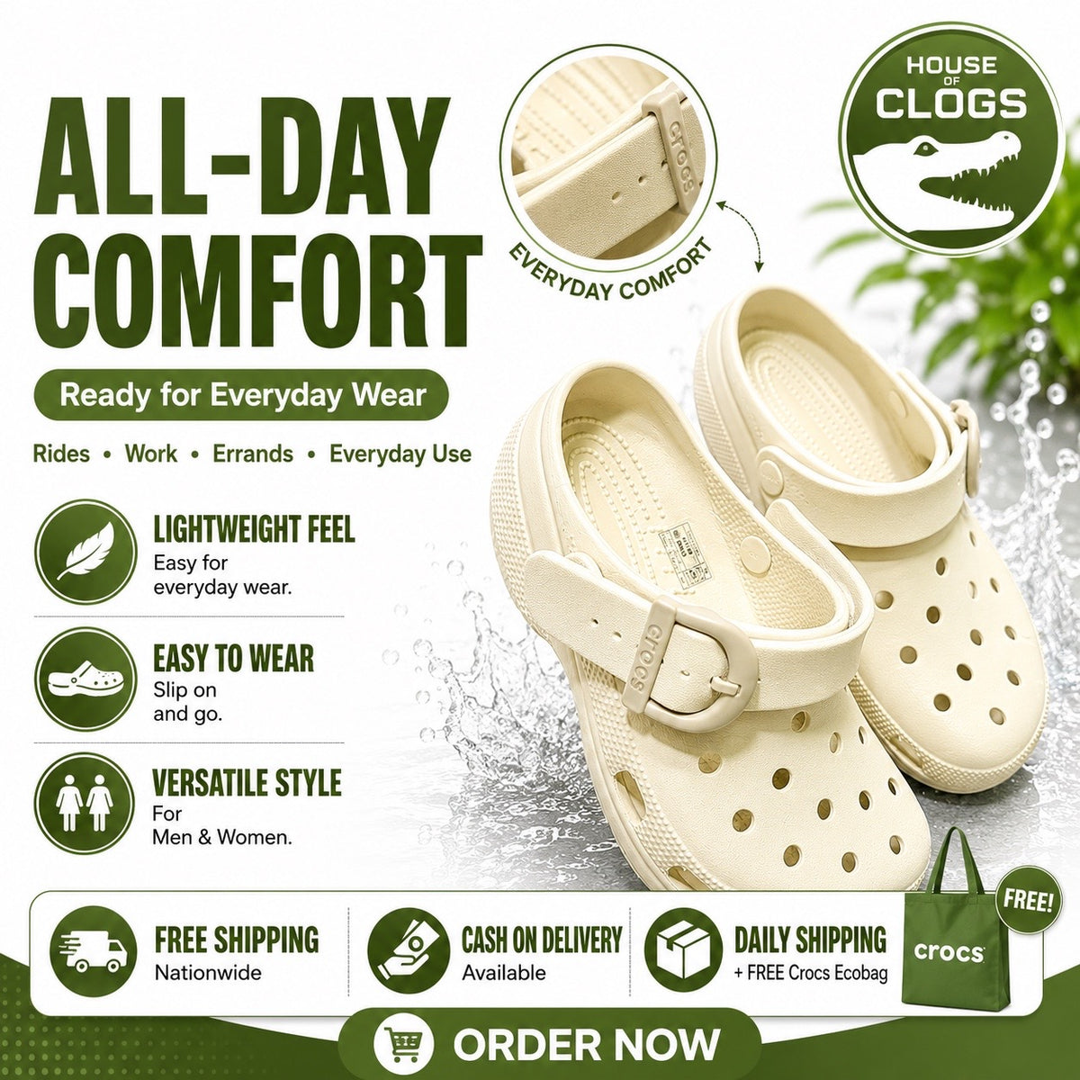 Crocs Classic Enamel Clogs