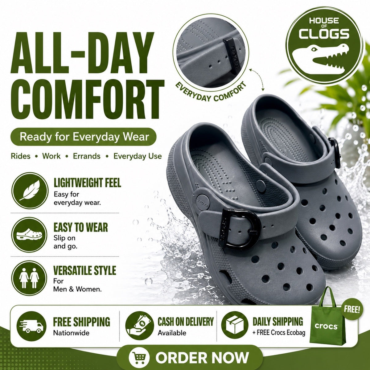 Crocs Classic Enamel Clogs
