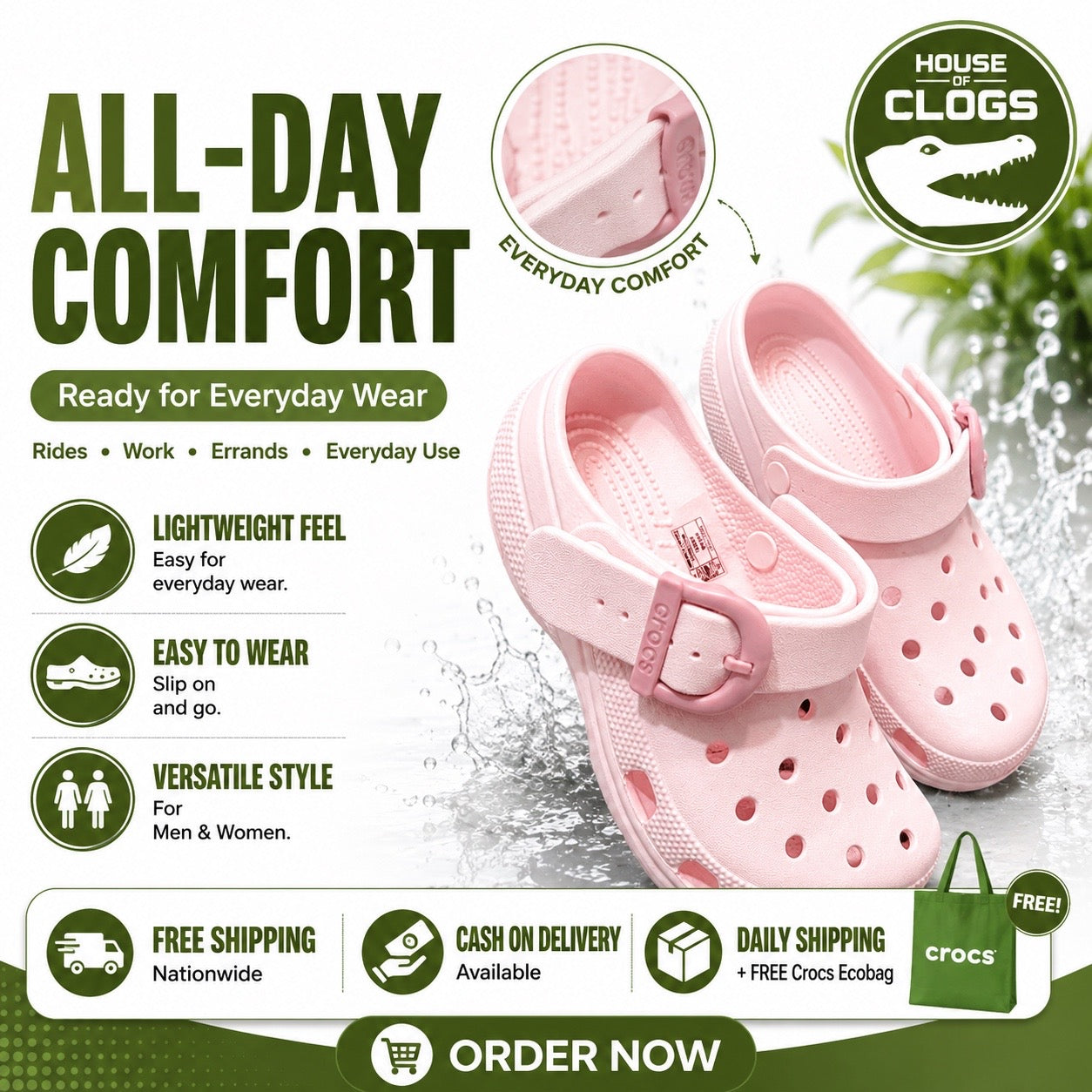 Crocs Classic Enamel Clogs