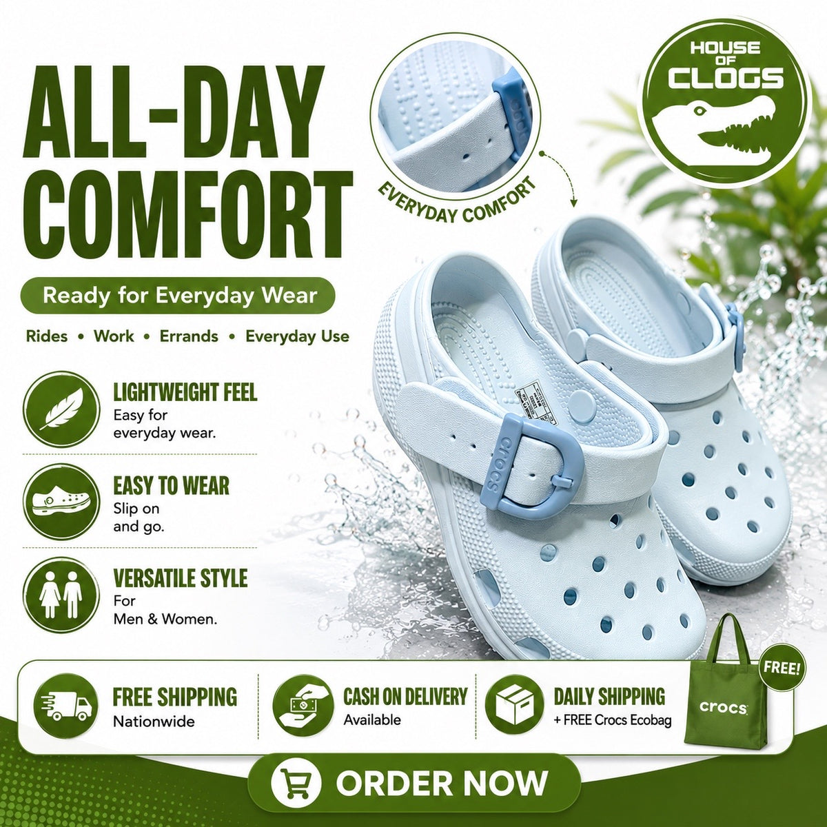 Crocs Classic Enamel Clogs